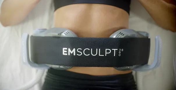 Emsculpt neo woman abdomen image