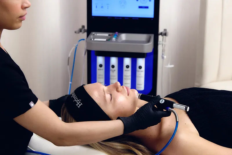 Hydrafacial or traditional facial